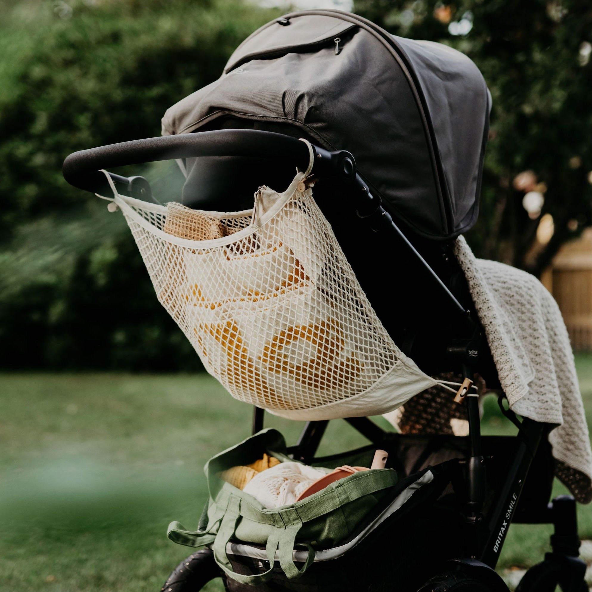Nätkasse till barnvagn ekologisk