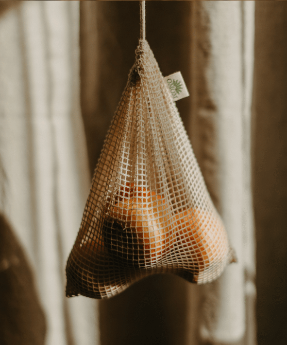 Organic cotton mesh bag 2 pcs