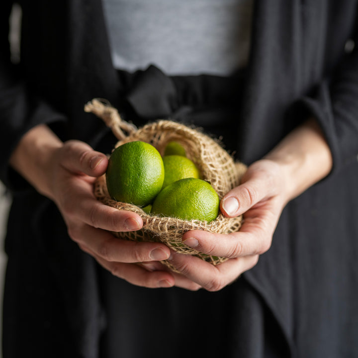 Nätpåse till frukt jute - OMOM 