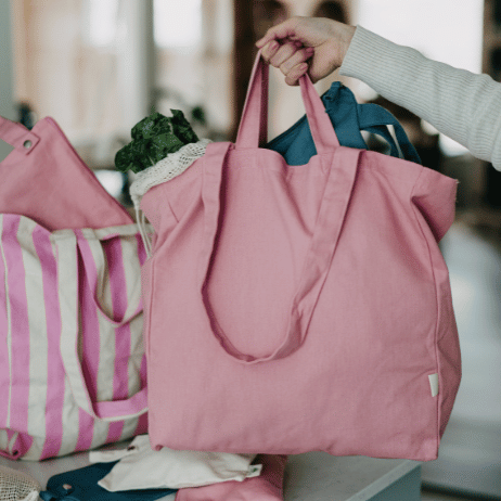 Organic tote bag Original Pink