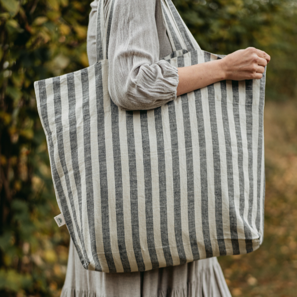 Large linen bag (multiple colors)