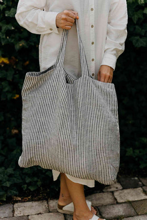 Large linen bag (multiple colors)